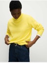 Marks & Spencer Свободен текстуриран пуловер от вълна алпака Marks & Spencer жълт