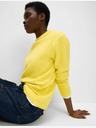 Marks & Spencer Свободен текстуриран пуловер от вълна алпака Marks & Spencer жълт