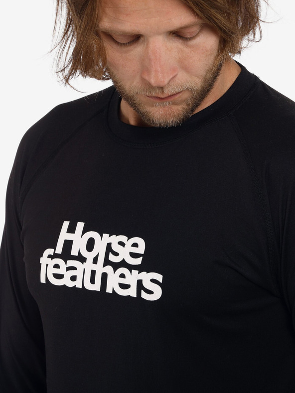 Horsefeathers Термотениска Riley - черна, размер L HORSEFEATHERS