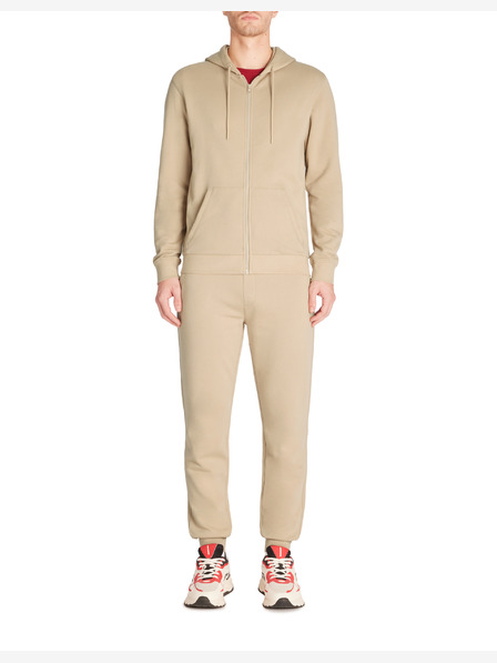Celio Бежов мъжки суитшърт с цип Celio Fethree