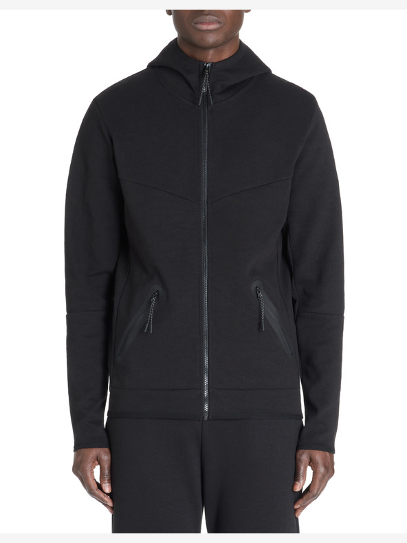 Celio Черен мъжки суитчър с цип и качулка Celio Lenewyoke