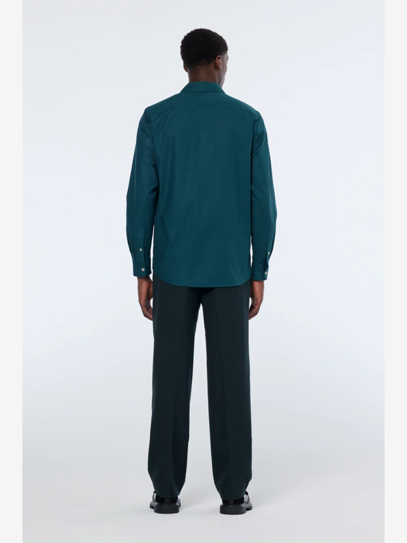 Scotch & Soda Тъмнозелен мъжки панталон тип чино Scotch & Soda