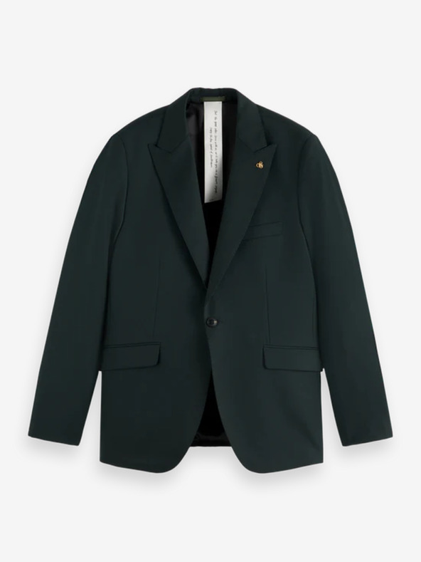 Scotch & Soda Мъжки тъмнозелен вълнен блейзър Scotch & Soda