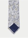 Marks & Spencer Флорална вратовръзка от 100% коприна Marks & Spencer синя
