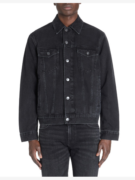 Celio Черно мъжко яке от деним Celio Gudens