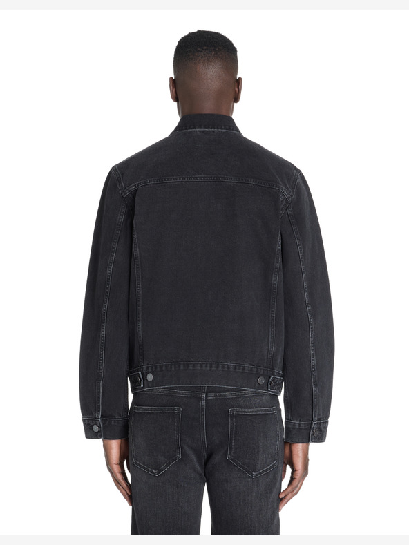 Celio Черно мъжко яке от деним Celio Gudens