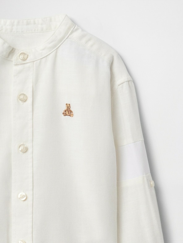 GAP Бебешка ленена риза Gap