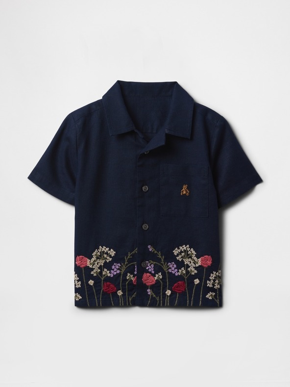 GAP Бебешка ленена риза Gap