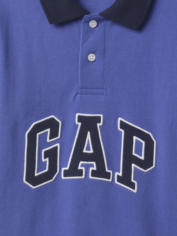 GAP Детска поло тениска с логото на GAP