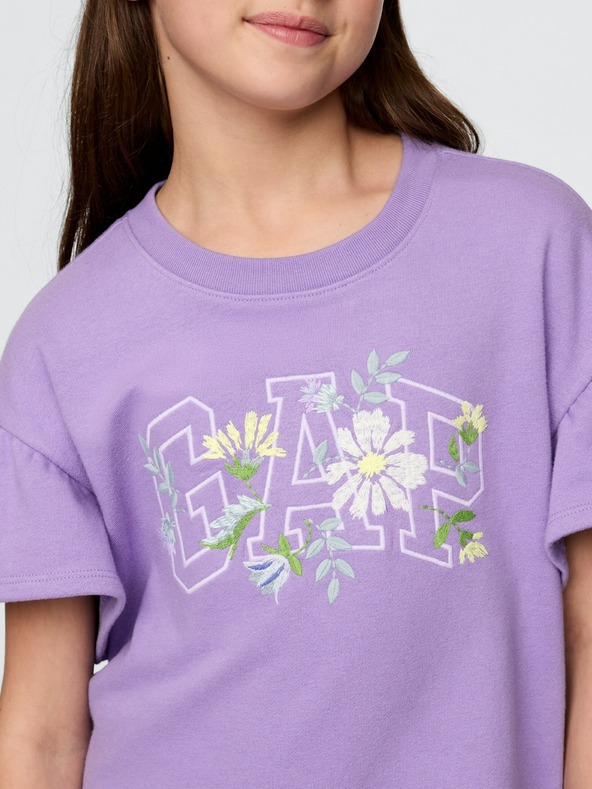 GAP Детски овърсайз суитшърт Рокля GAP