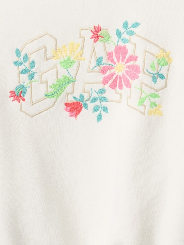 GAP Бебешки суитшърт с логото на GAP