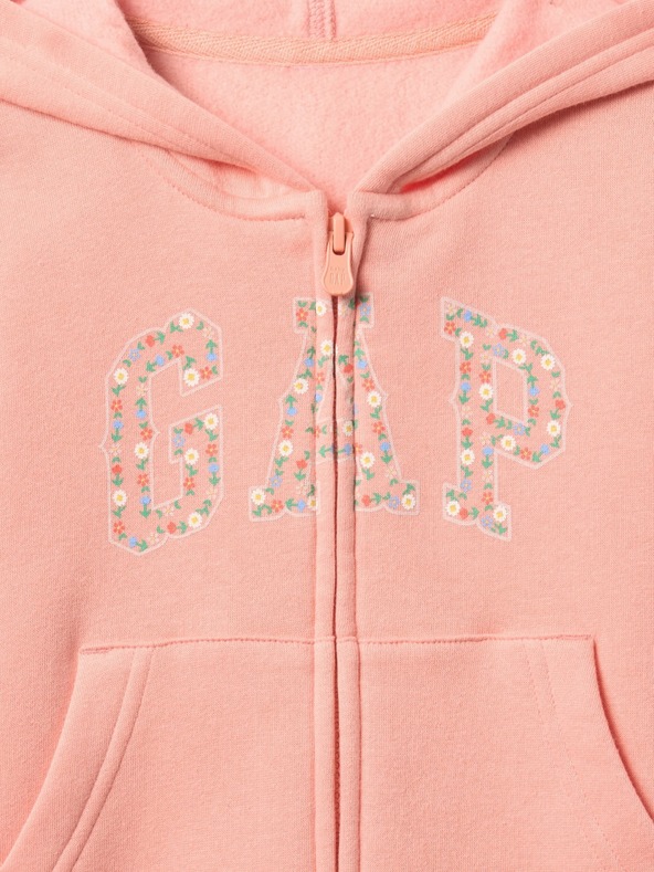 GAP Бебешки суитшърт с логото на GAP