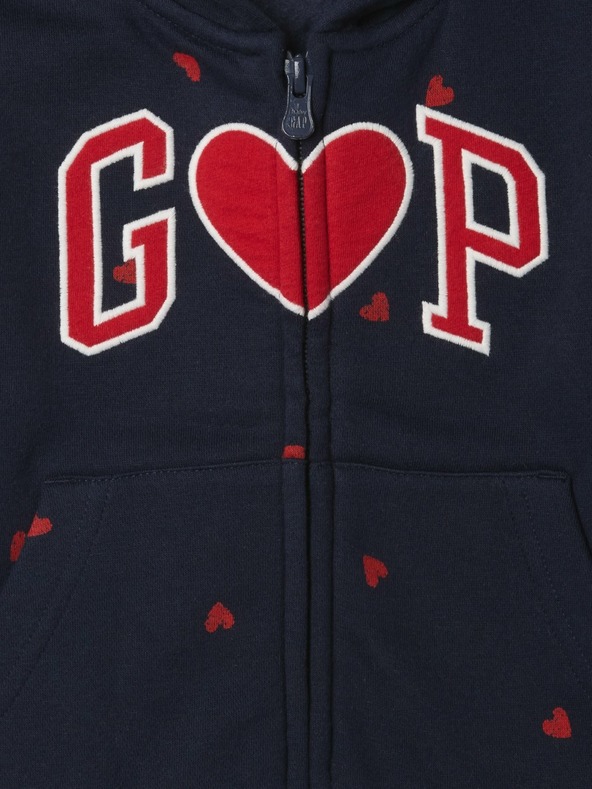 GAP Бебешки суитшърт с логото на GAP