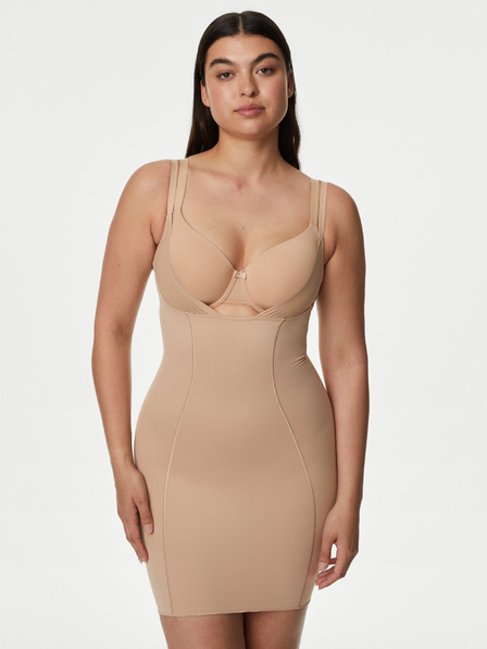 Marks & Spencer Бежова дамска риза за стягане и оформяне Marks & Spencer