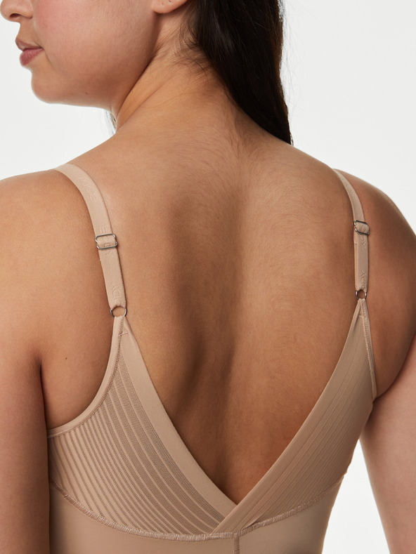 Marks & Spencer Бежова дамска риза за стягане и оформяне Marks & Spencer