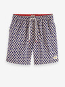 Scotch & Soda Сини и бежови мъжки шарени бански Scotch & Soda