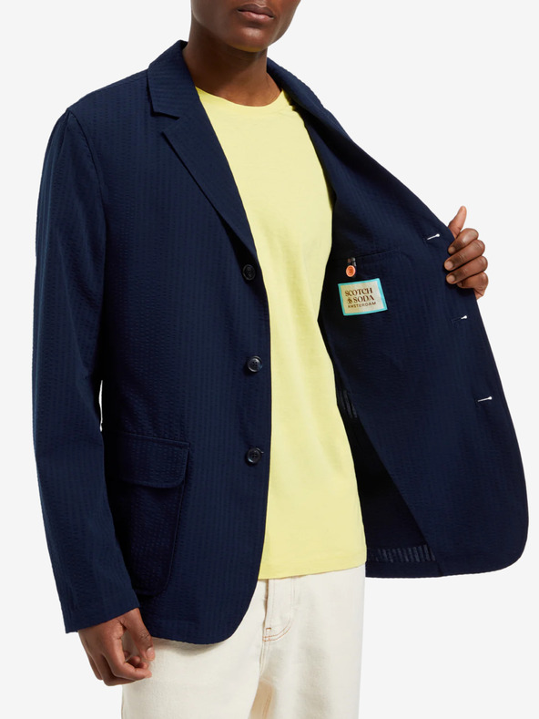Scotch & Soda Тъмно синьо мъжко яке Scotch & Soda Unconstructed