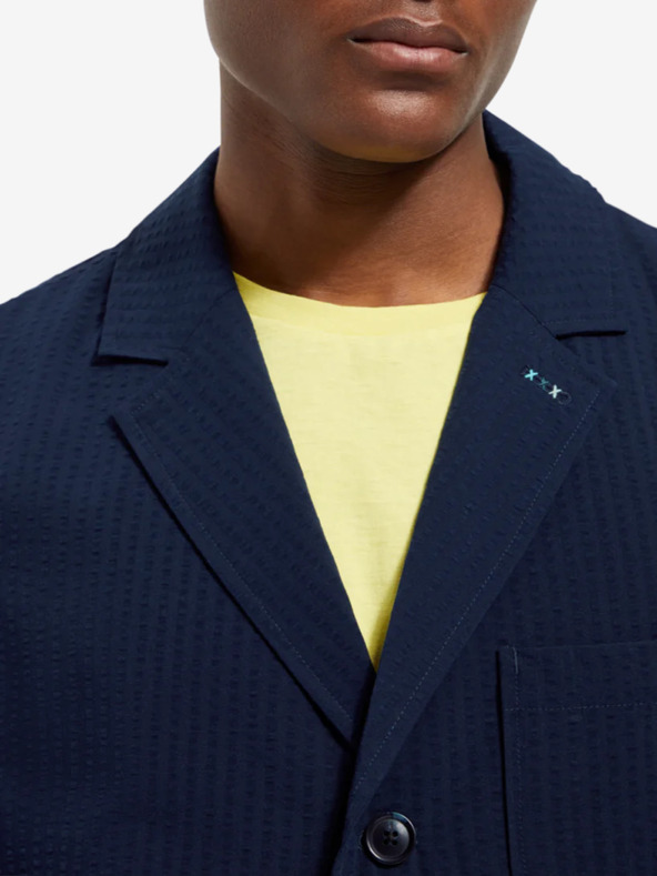 Scotch & Soda Тъмно синьо мъжко яке Scotch & Soda Unconstructed