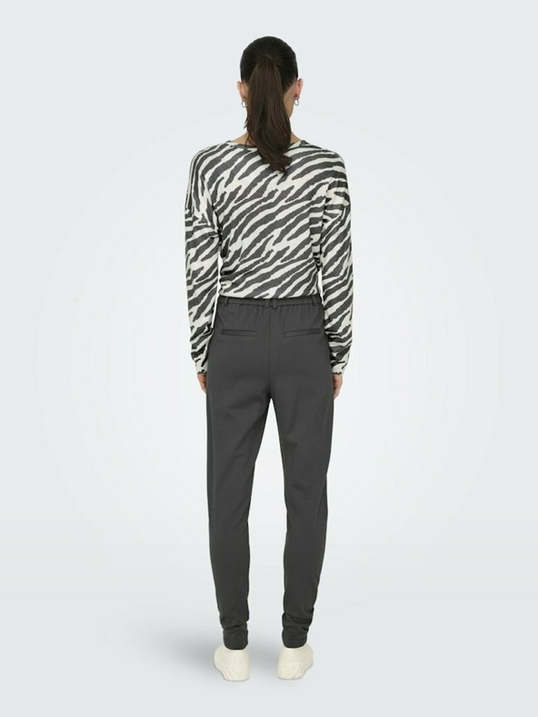 ONLY Тъмно сив дамски панталон ONLY Poptrash