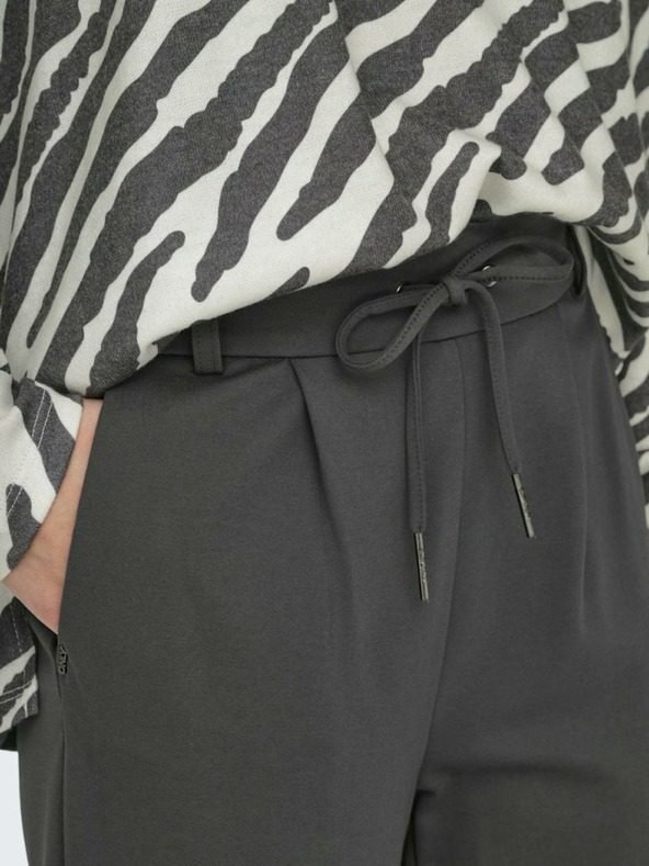 ONLY Тъмно сив дамски панталон ONLY Poptrash