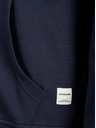 Jack & Jones Тъмно синя основна блуза с качулка Jack & Jones