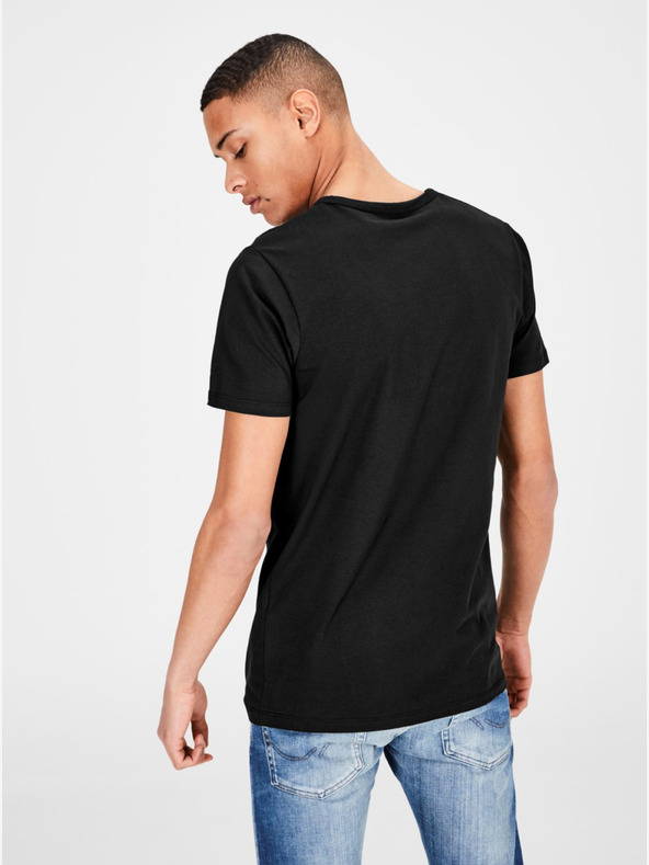 Jack & Jones Черна основна тениска Jack & Jones Basic