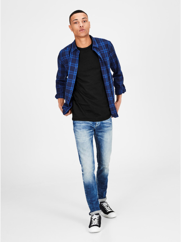 Jack & Jones Черна основна тениска Jack & Jones Basic