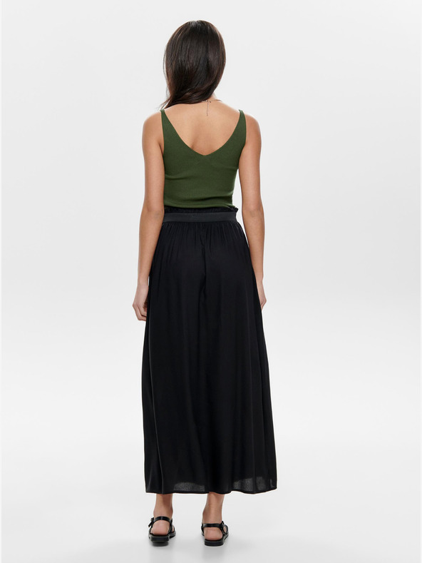 Jacqueline de Yong Тъмнозелена ребрована потник JDY Nanna