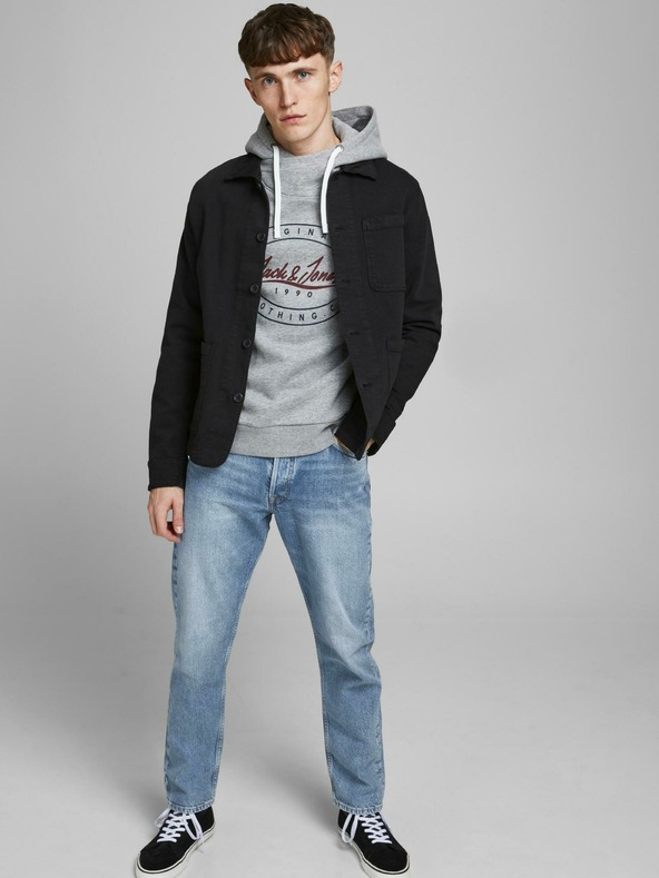 Jack & Jones Светлосини дънки с права кройка Jack & Jones Chris