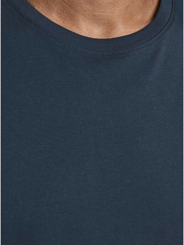 Jack & Jones Тъмносиня основна тениска Jack & Jones Organic