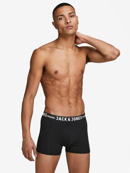 Jack & Jones Комплект от три черни боксерки Jack & Jones Sense