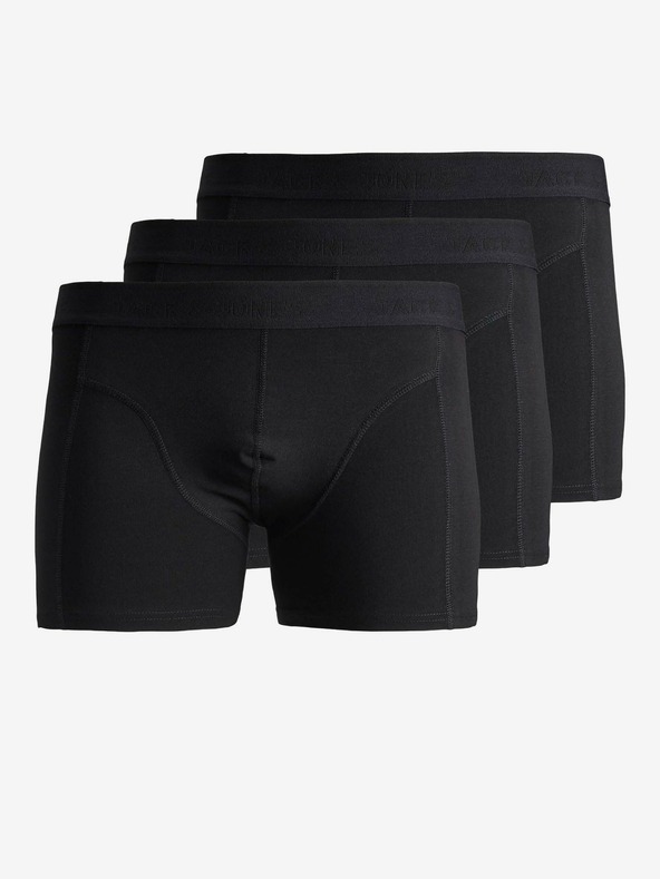 Jack & Jones Комплект от три черни боксерки Jack & Jones