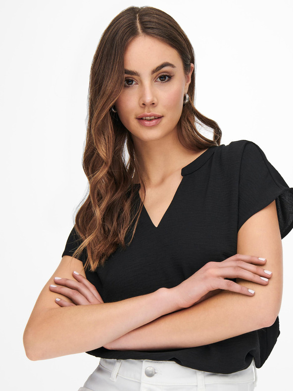 Jacqueline de Yong Черна блуза JDY Lion