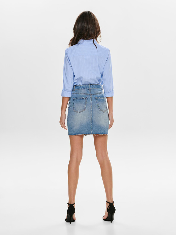 Jacqueline de Yong Синя дамска риза на райета JDY Mio