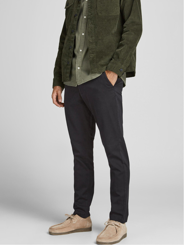 Jack & Jones Черен чино панталон Jack & Jones Marco