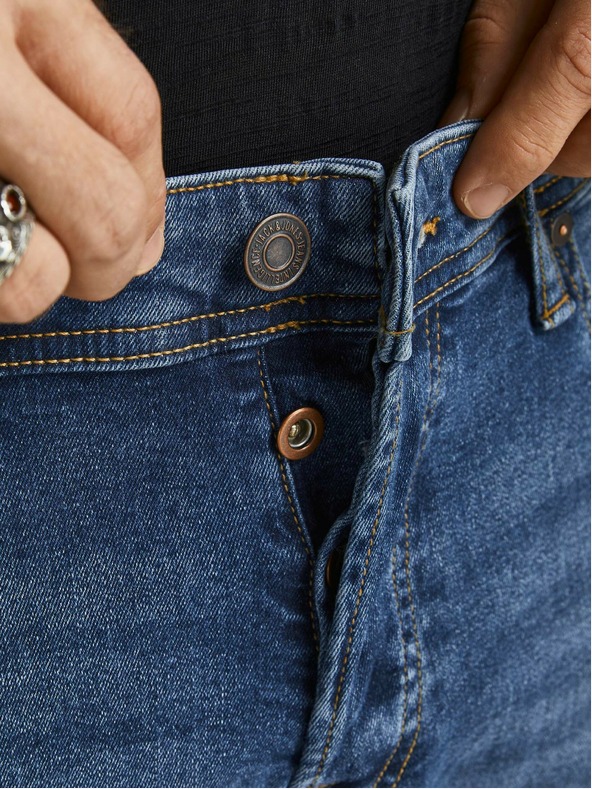 Jack & Jones Сини прилепнали дънки Jack & Jones Glenn