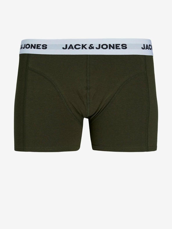 Jack & Jones Комплект от пет боксерки Jack & Jones в каки, синьо, сиво и черно