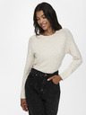 ONLY Кремав основен пуловер ONLY Rica