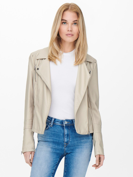 ONLY Кремава дамска кожена извивка ONLY Gemma