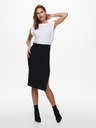 ONLY Черна дамска пола без ръкави с ребра ONLY Emma