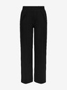 ONLY Черни дамски панталони с широки крачоли ONLY Pop
