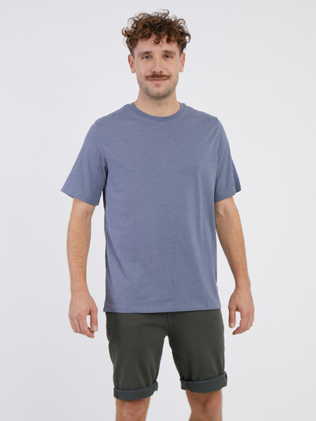 Jack & Jones Синя мъжка риза на райета Jack & Jones Organic