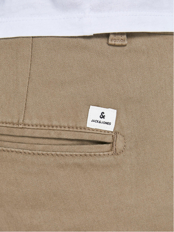 Jack & Jones Мъжки панталони чино Jack & Jones Marco Beige
