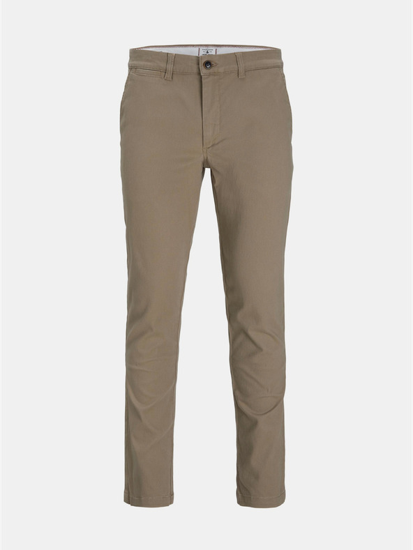 Jack & Jones Мъжки панталони чино Jack & Jones Marco Beige