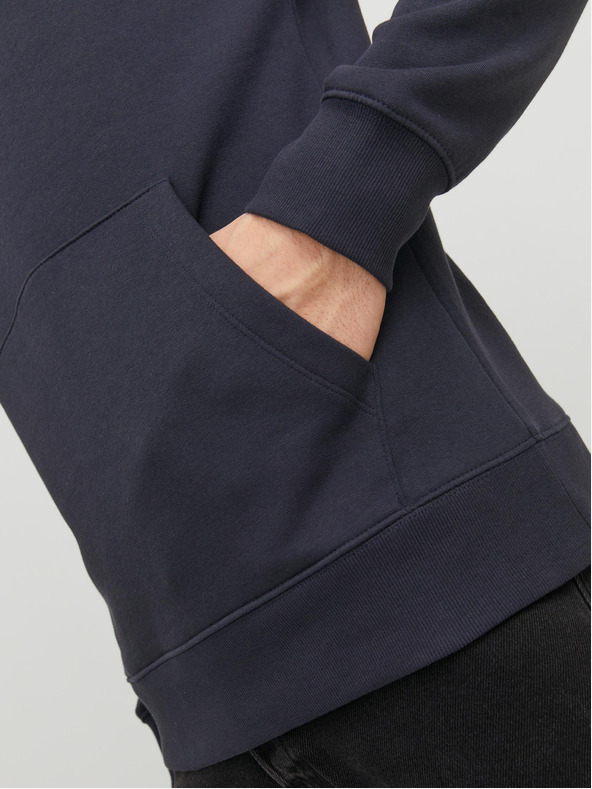 Jack & Jones Тъмно синя мъжка качулка Jack & Jones Star