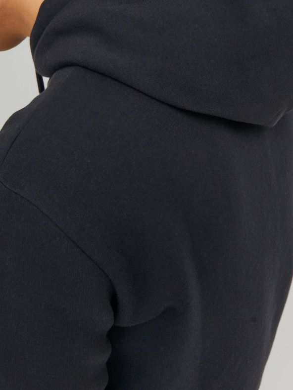 Jack & Jones Черна мъжка блуза с качулка Jack & Jones Corp