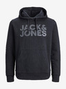 Jack & Jones Черна мъжка блуза с качулка Jack & Jones Corp