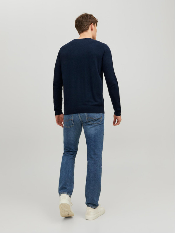 Jack & Jones Тъмносин мъжки пуловер Jack & Jones Emil