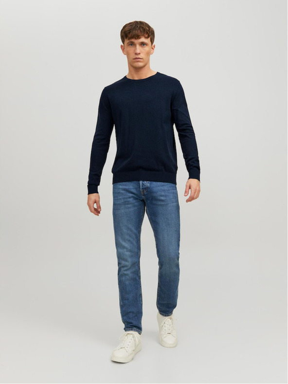 Jack & Jones Тъмносин мъжки пуловер Jack & Jones Emil