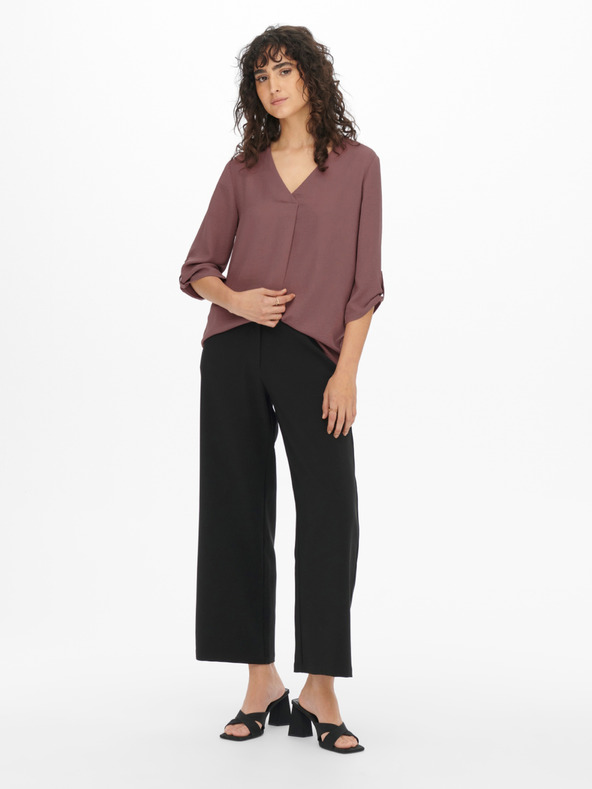 Jacqueline de Yong JDY Divya Тъмнорозова дамска блуза